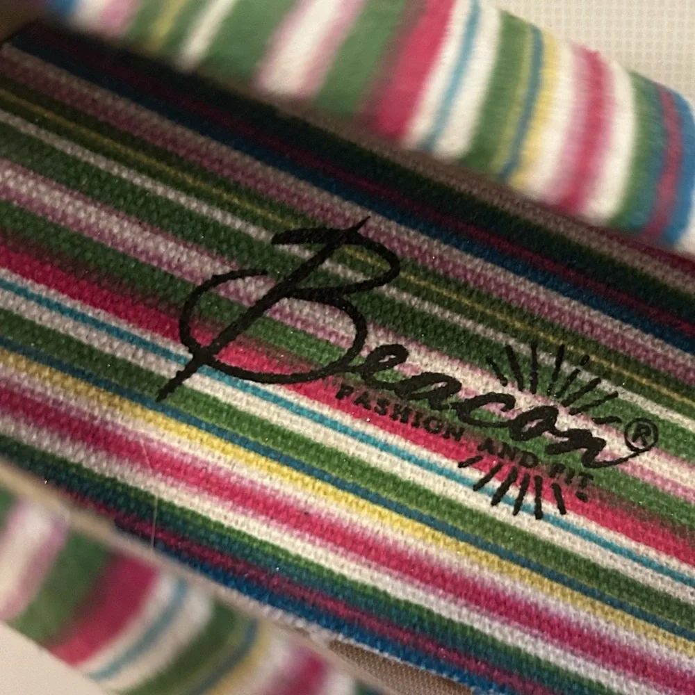 Beacon Striped Multicolor Wedges - Picture 3 of 6